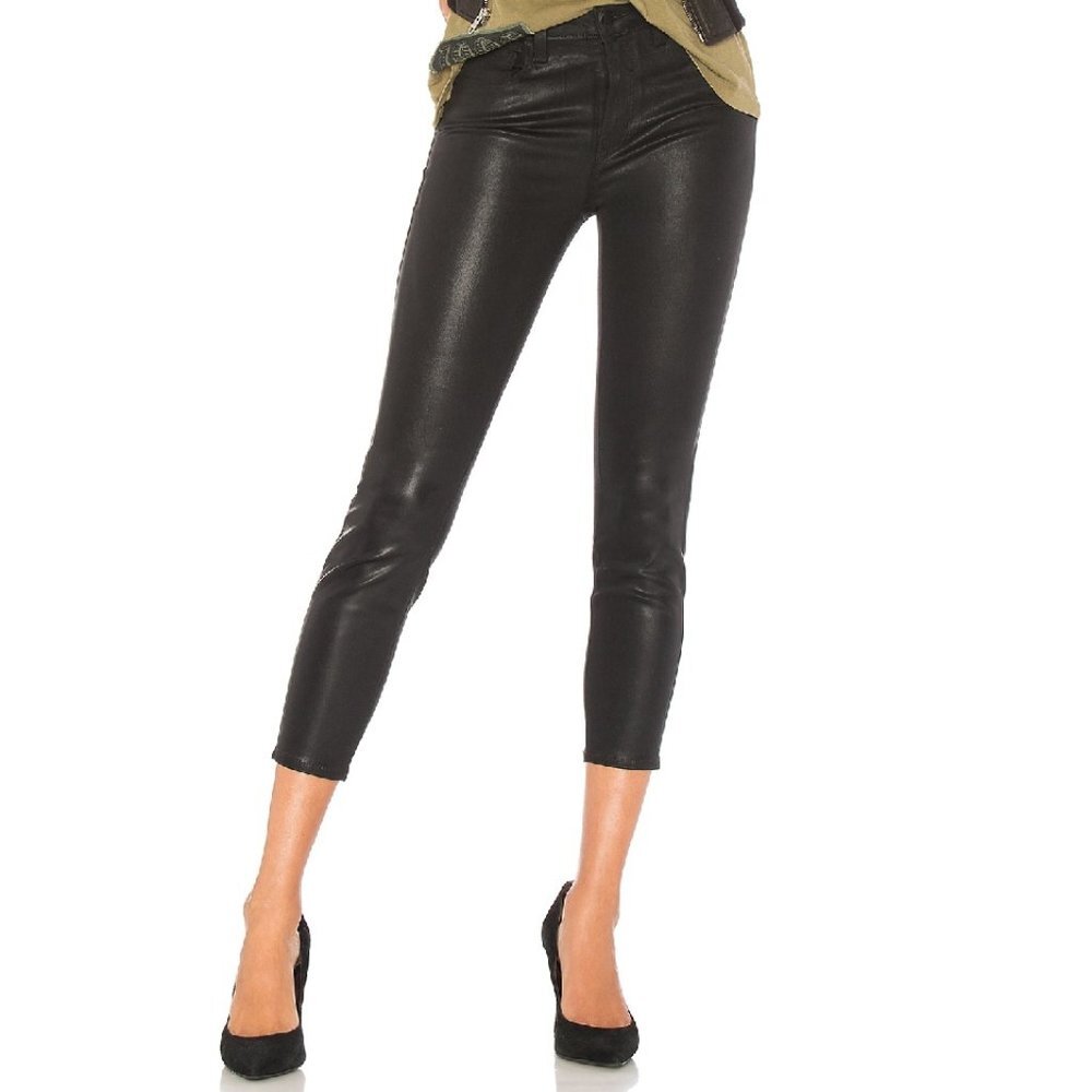 🎁 L'AGENCE Margot Skinny Jeans in Black Coated